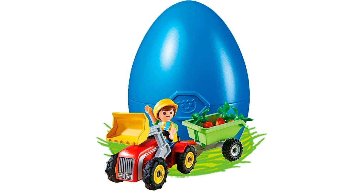 PLAYMOBIL 4943 Junge mit Kindertraktor, Konstruktionsspielzeug