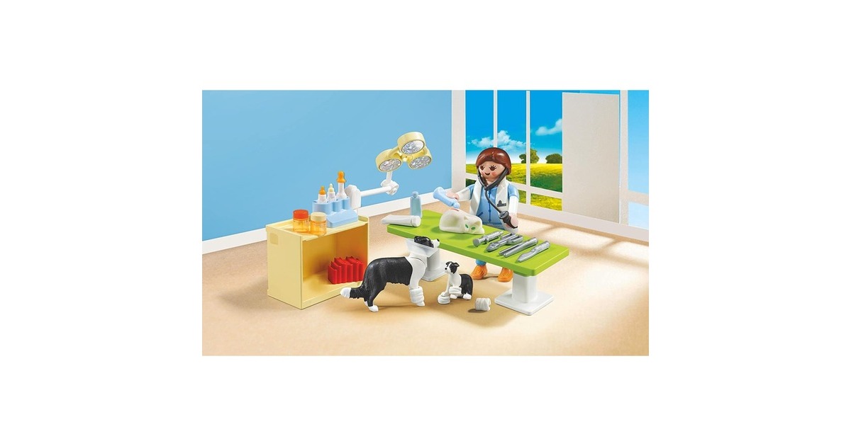 PLAYMOBIL 5653 City Life Tierarztpraxis zum Mitnehmen, Konstruktionsspielzeug