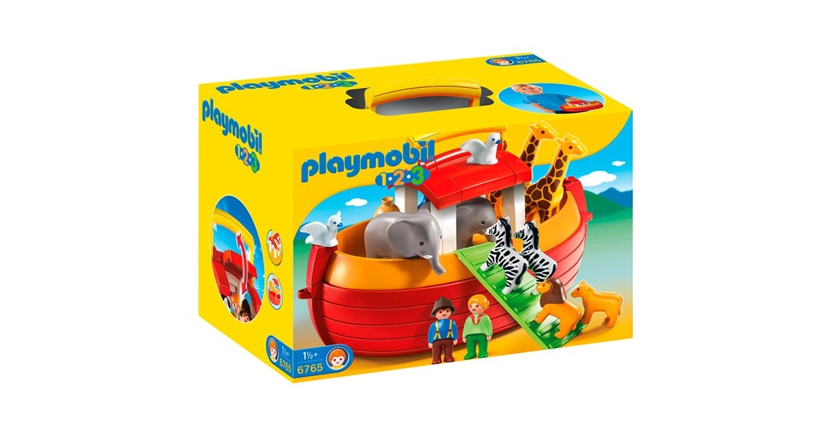 PLAYMOBIL 6765 1.2.3 Meine Mitnehm-Arche Noah, Konstruktionsspielzeug