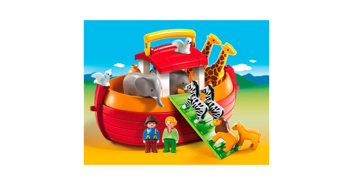 PLAYMOBIL 6765 1.2.3 Meine Mitnehm-Arche Noah, Konstruktionsspielzeug