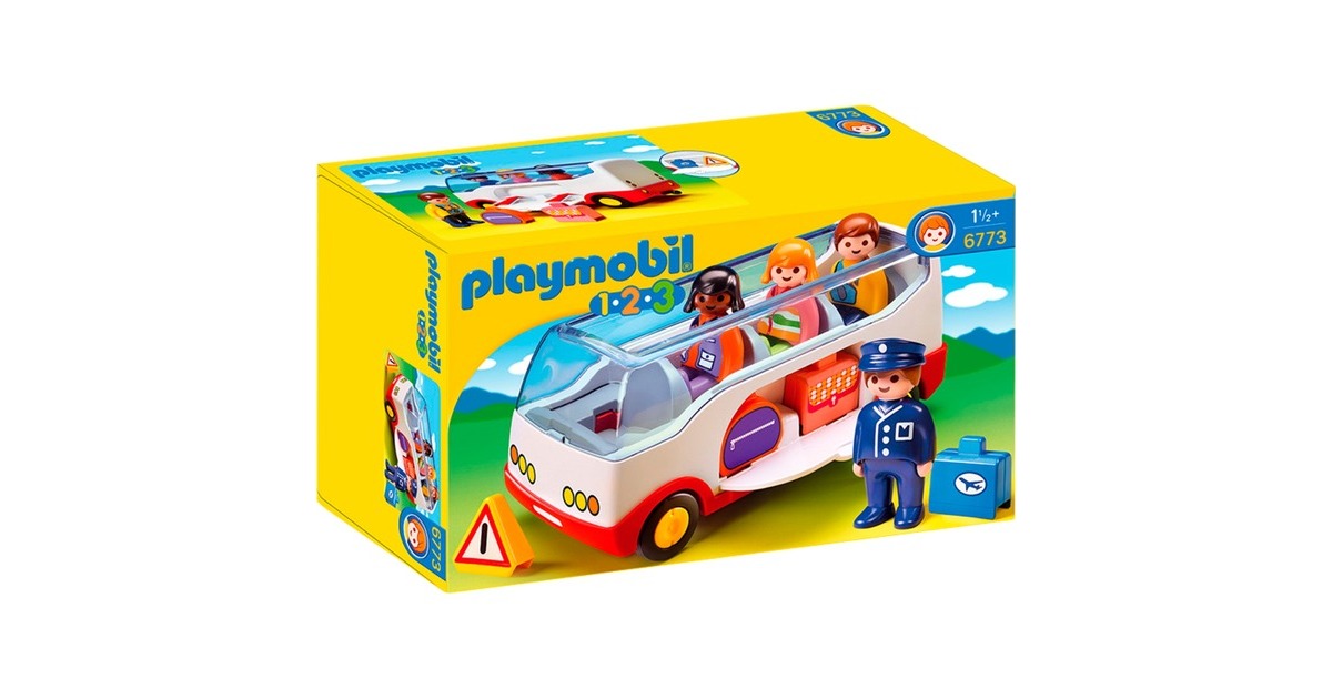 PLAYMOBIL 6773 1.2.3 Reisebus, Konstruktionsspielzeug