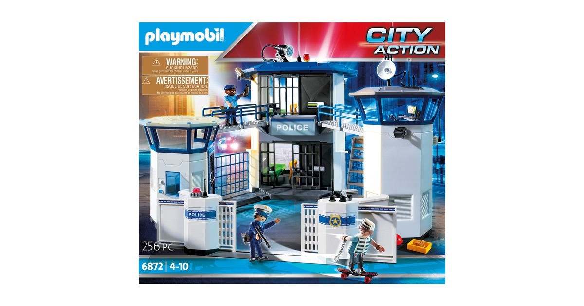 PLAYMOBIL 6872 City Action Polizei-Kommandozentrale mit Gefängnis, Konstruktionsspielzeug PLAYMOBIL 6872 City Action Polizei-Kommandozentrale mit Gefängnis, Konstruktionsspielzeug