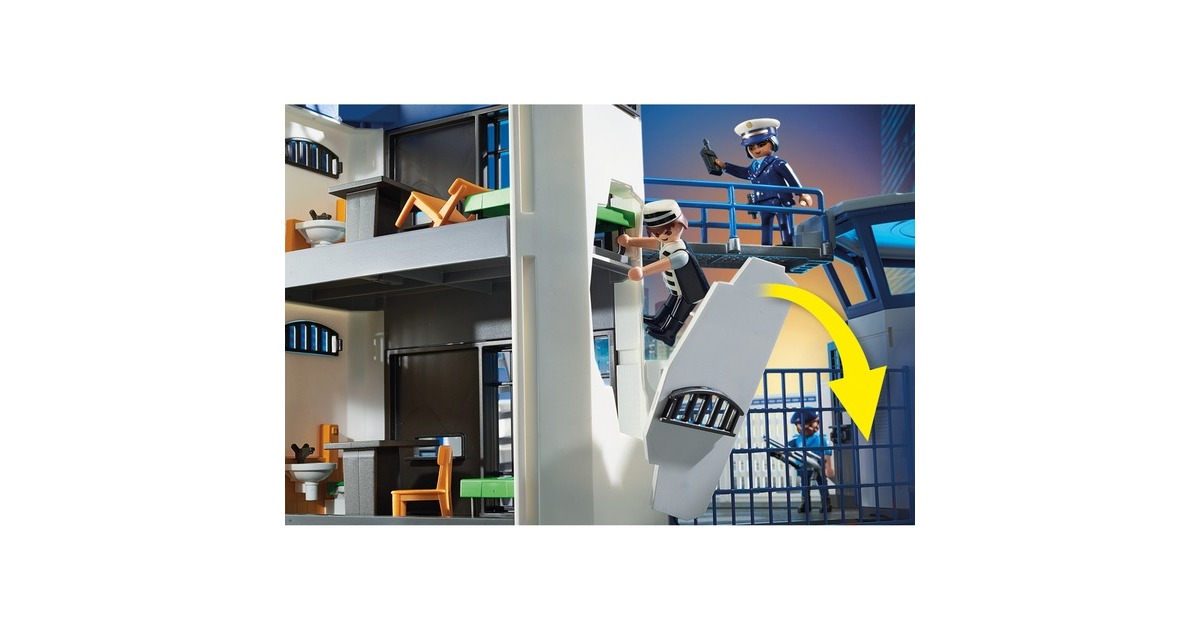 PLAYMOBIL 6872 City Action Polizei-Kommandozentrale mit Gefängnis, Konstruktionsspielzeug PLAYMOBIL 6872 City Action Polizei-Kommandozentrale mit Gefängnis, Konstruktionsspielzeug