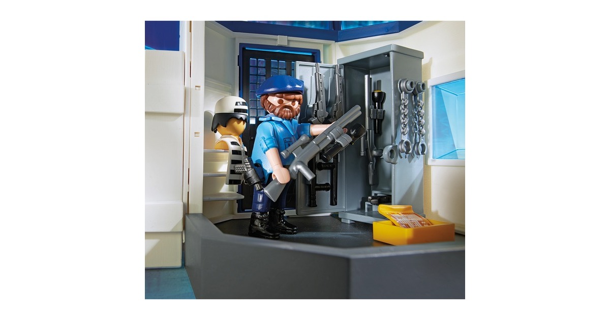 PLAYMOBIL 6872 City Action Polizei-Kommandozentrale mit Gefängnis, Konstruktionsspielzeug PLAYMOBIL 6872 City Action Polizei-Kommandozentrale mit Gefängnis, Konstruktionsspielzeug