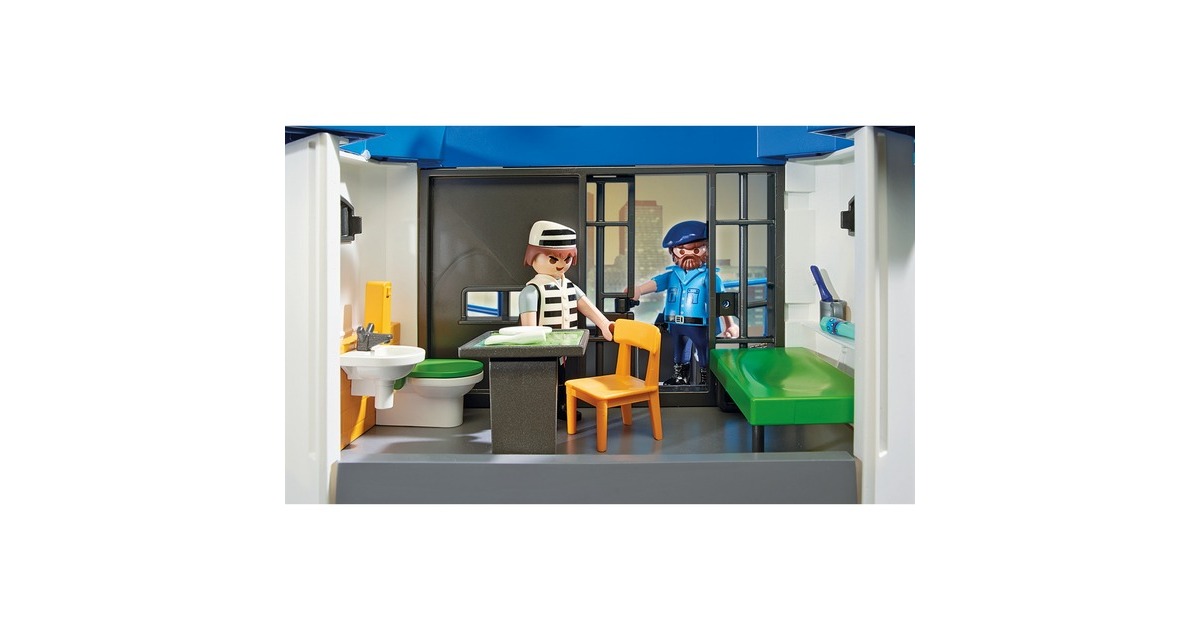 PLAYMOBIL 6872 City Action Polizei-Kommandozentrale mit Gefängnis, Konstruktionsspielzeug PLAYMOBIL 6872 City Action Polizei-Kommandozentrale mit Gefängnis, Konstruktionsspielzeug