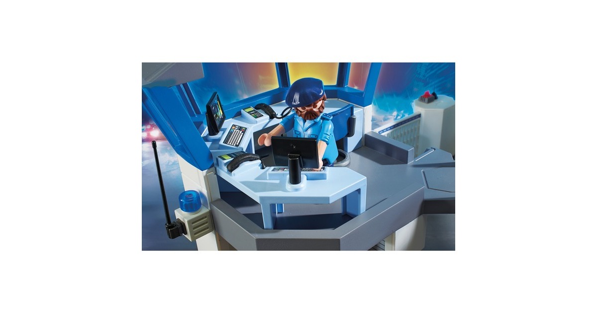 PLAYMOBIL 6872 City Action Polizei-Kommandozentrale mit Gefängnis, Konstruktionsspielzeug PLAYMOBIL 6872 City Action Polizei-Kommandozentrale mit Gefängnis, Konstruktionsspielzeug
