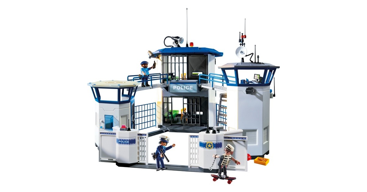 PLAYMOBIL 6872 City Action Polizei-Kommandozentrale mit Gefängnis, Konstruktionsspielzeug PLAYMOBIL 6872 City Action Polizei-Kommandozentrale mit Gefängnis, Konstruktionsspielzeug
