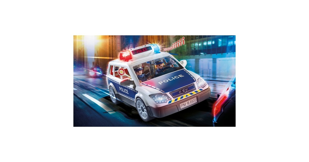 PLAYMOBIL 6873 City Action Polizei-Einsatzwagen, Konstruktionsspielzeug