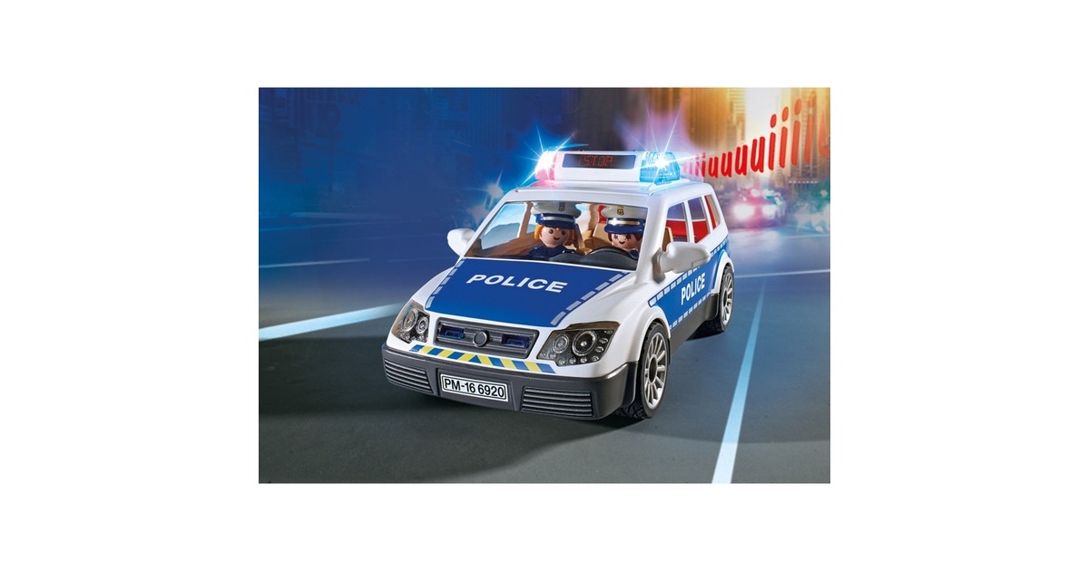 PLAYMOBIL 6873 City Action Polizei-Einsatzwagen, Konstruktionsspielzeug