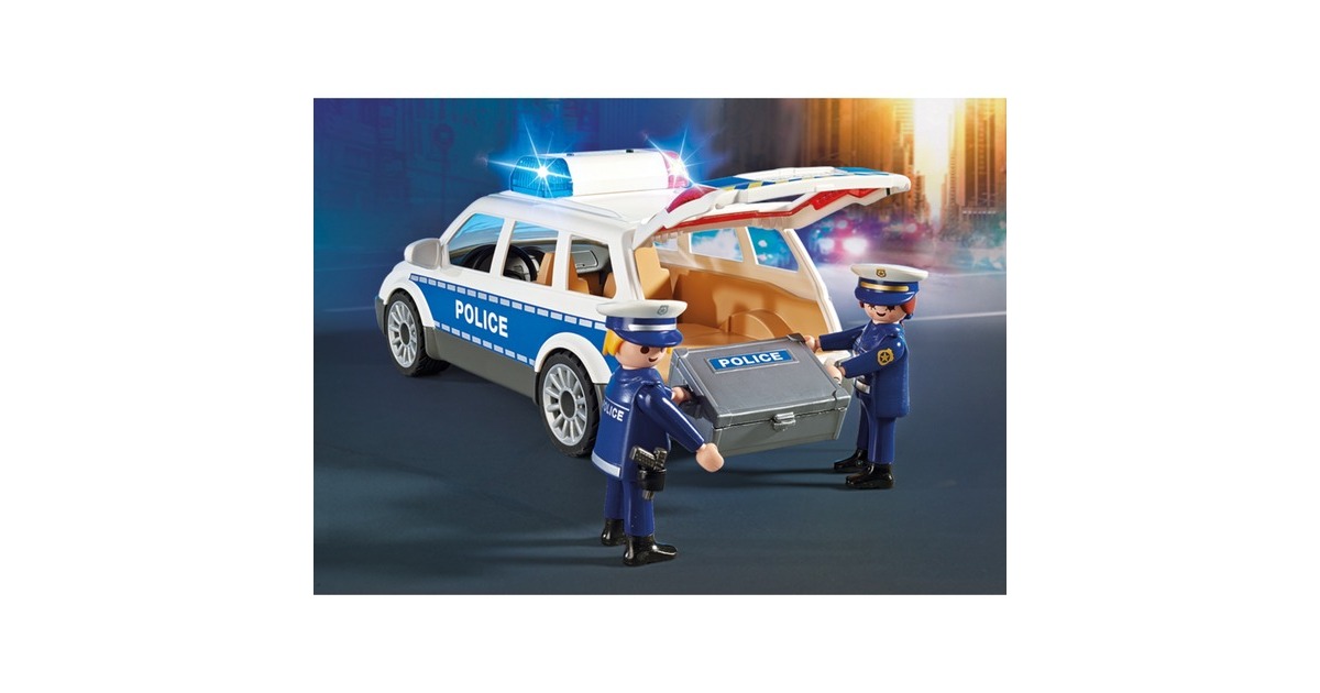 PLAYMOBIL 6873 City Action Polizei-Einsatzwagen, Konstruktionsspielzeug