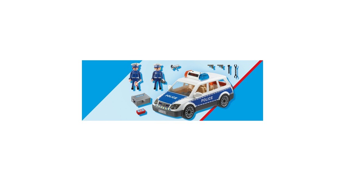 PLAYMOBIL 6873 City Action Polizei-Einsatzwagen, Konstruktionsspielzeug