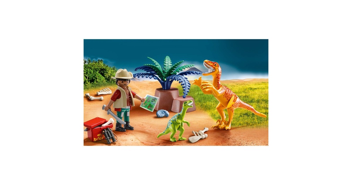 PLAYMOBIL 70108 Dino Rise Dino-Forscher zum Mitnehmen, Konstruktionsspielzeug