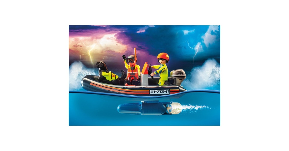 PLAYMOBIL 70141 City Action Seenot: Polarsegler-Rettung, Konstruktionsspielzeug