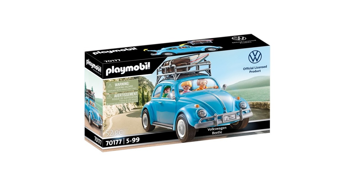 PLAYMOBIL 70177 Famous Cars Volkswagen Käfer, Konstruktionsspielzeug(blau)