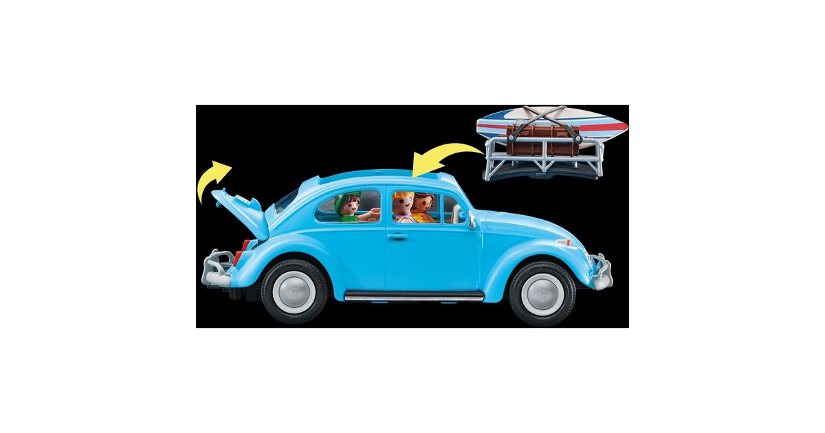 PLAYMOBIL 70177 Famous Cars Volkswagen Käfer, Konstruktionsspielzeug(blau)