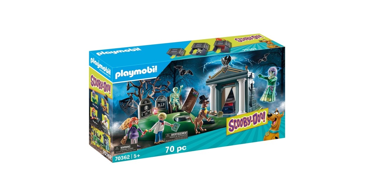 PLAYMOBIL 70362 SCOOBY-DOO! Abenteuer auf dem Friedhof, Konstruktionsspielzeug