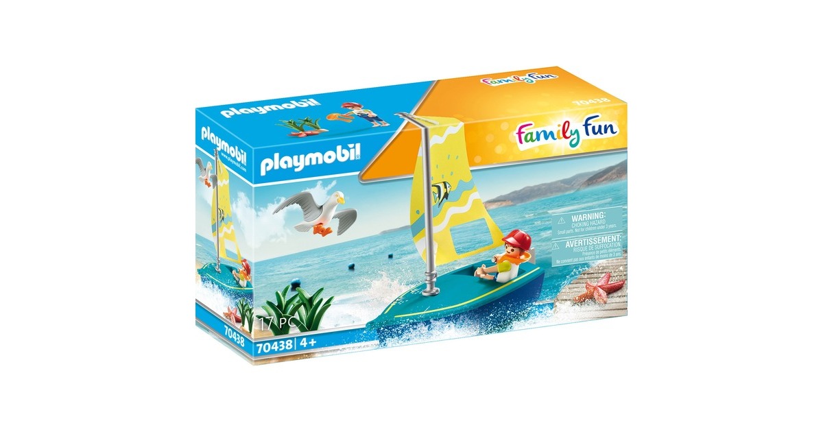 PLAYMOBIL 70438 Family Fun Segeljolle, Konstruktionsspielzeug