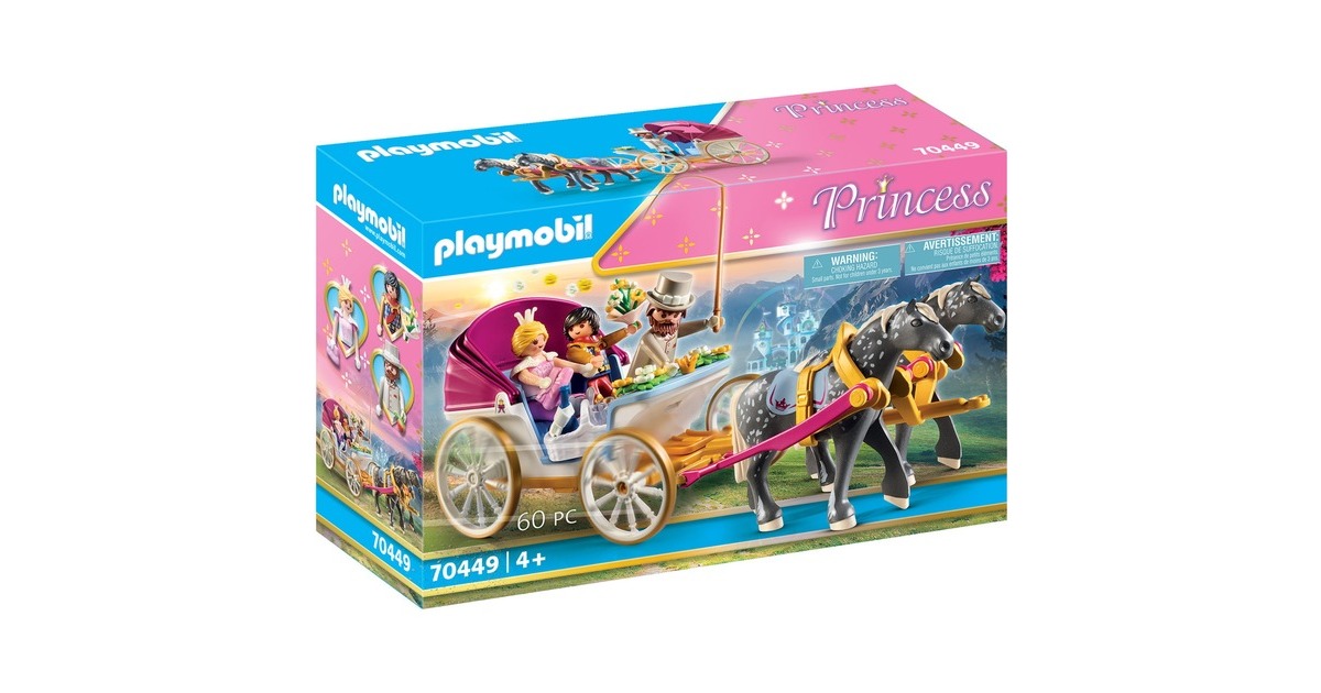 PLAYMOBIL 70449 Princess Romantische Pferdekutsche, Konstruktionsspielzeug