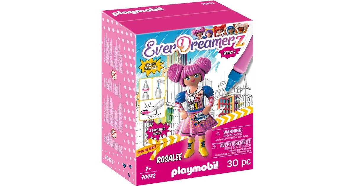 PLAYMOBIL 70472 EverDreamerz Rosalee - Comic World, Konstruktionsspielzeug