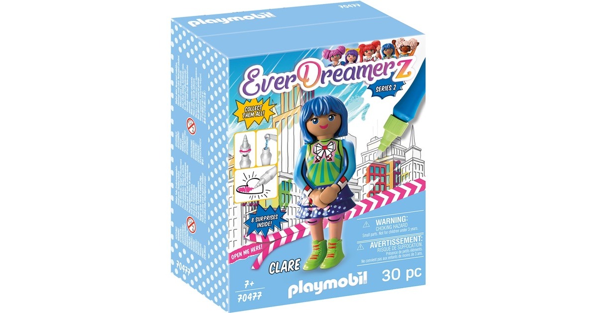 PLAYMOBIL 70477 EverDreamerz Clare - Comic World, Konstruktionsspielzeug