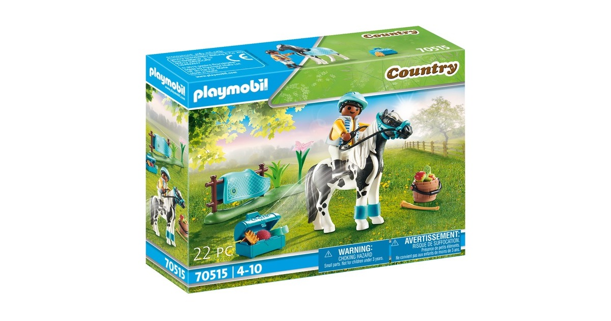 PLAYMOBIL 70515 Country Sammelpony "Lewitzer", Konstruktionsspielzeug