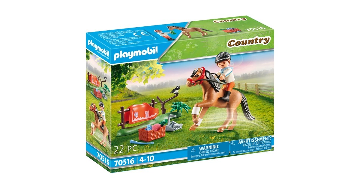 PLAYMOBIL 70516 Country Sammelpony "Connemara", Konstruktionsspielzeug