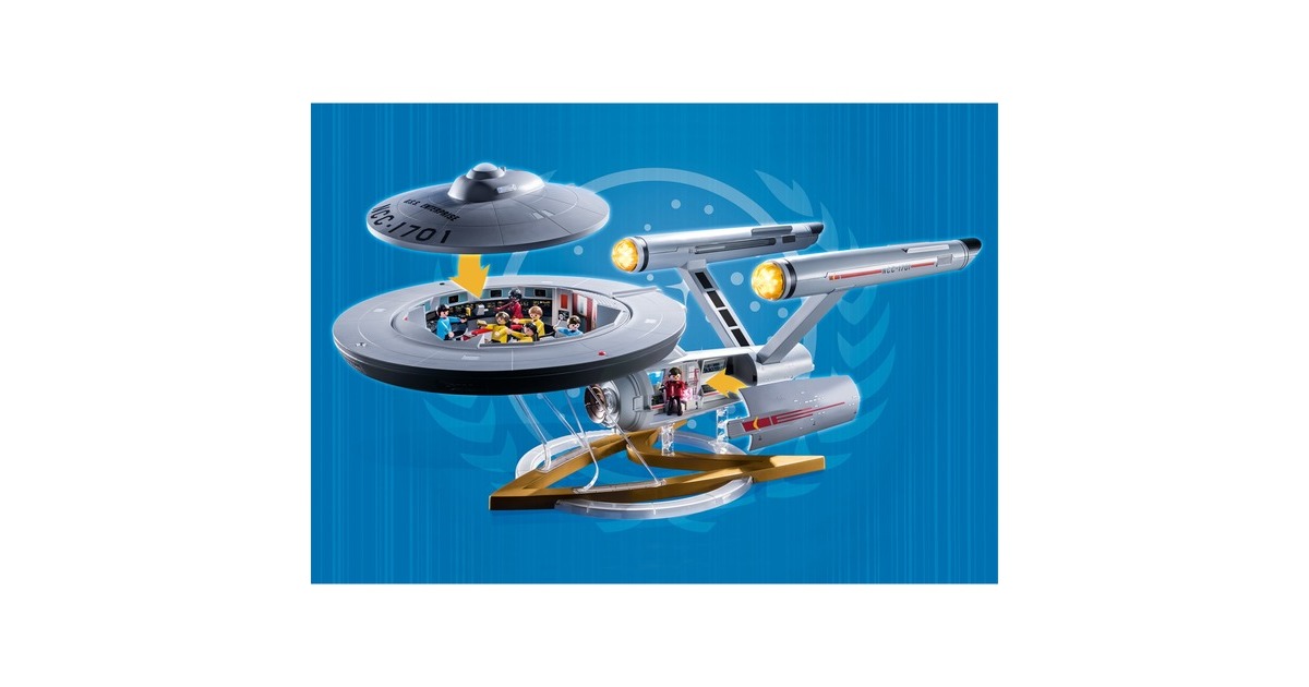 PLAYMOBIL 70548 Star Trek - U.S.S. Enterprise NCC-1701, Konstruktionsspielzeug