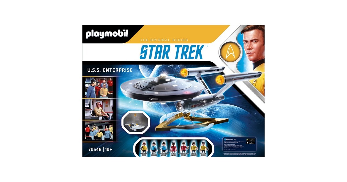 PLAYMOBIL 70548 Star Trek - U.S.S. Enterprise NCC-1701, Konstruktionsspielzeug