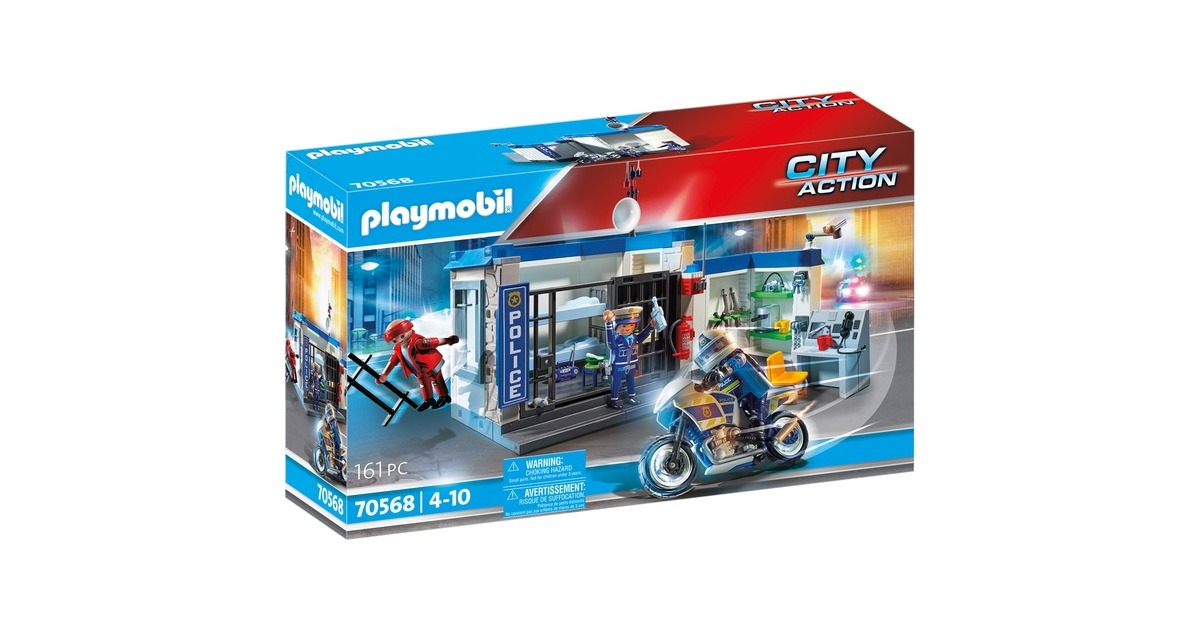 PLAYMOBIL 70568 City Action Polizei: Flucht aus dem Gefängnis, Konstruktionsspielzeug
