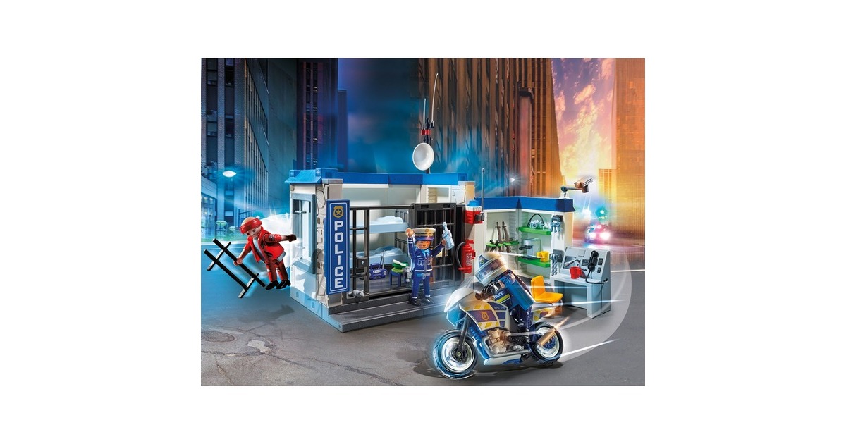 PLAYMOBIL 70568 City Action Polizei: Flucht aus dem Gefängnis, Konstruktionsspielzeug