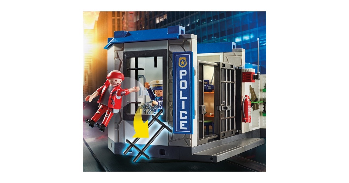 PLAYMOBIL 70568 City Action Polizei: Flucht aus dem Gefängnis, Konstruktionsspielzeug