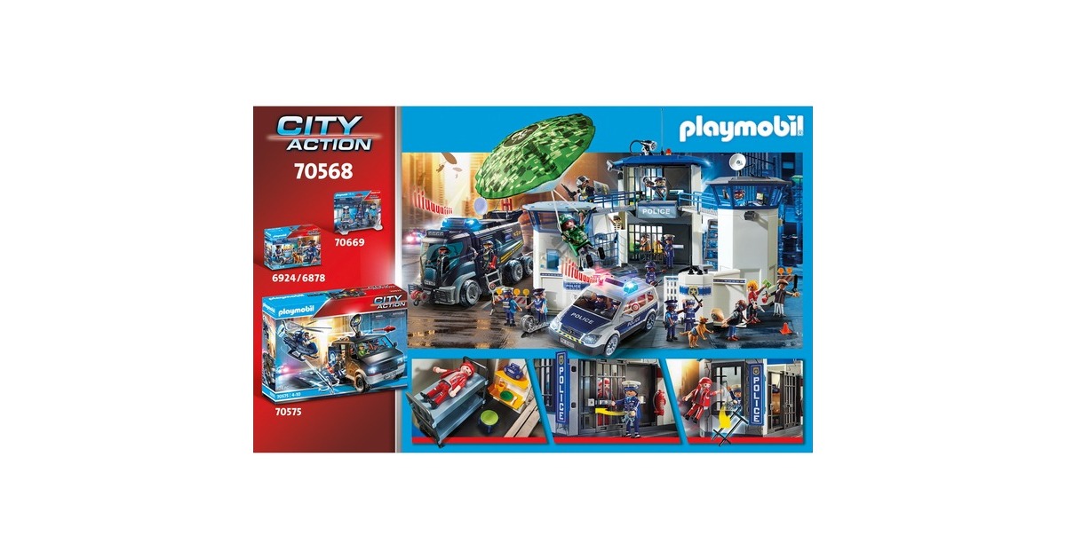 PLAYMOBIL 70568 City Action Polizei: Flucht aus dem Gefängnis, Konstruktionsspielzeug
