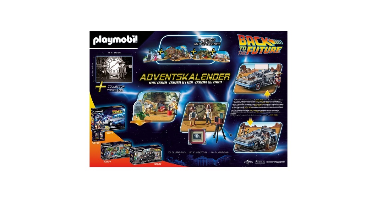 PLAYMOBIL 70576 Back to the Future Adventskalender 
