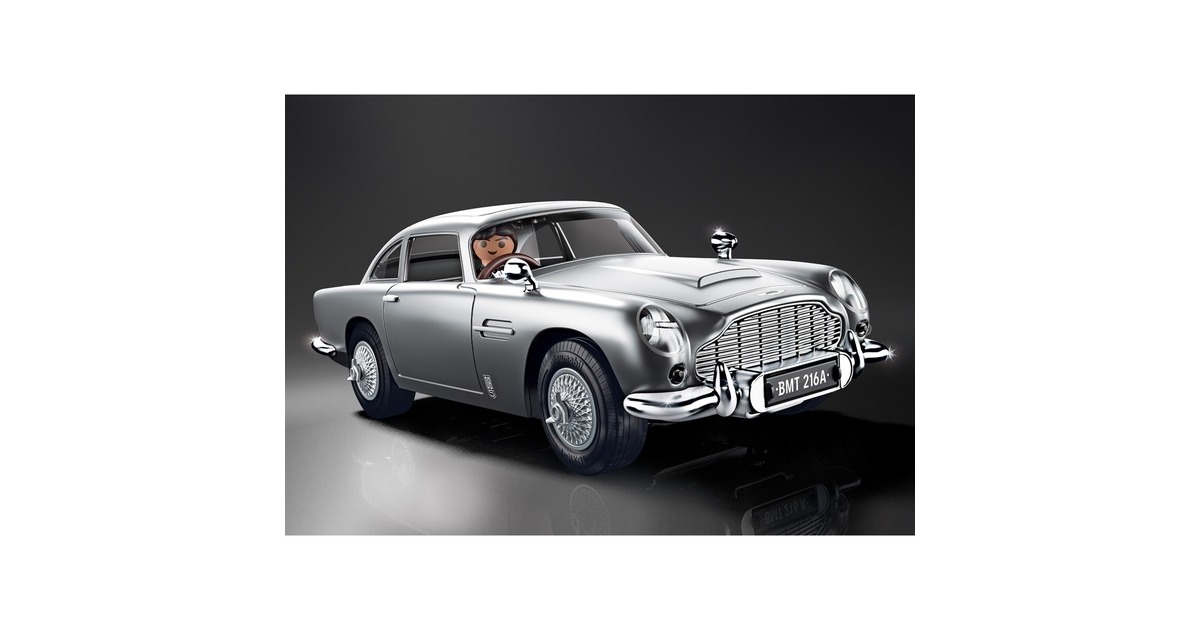 PLAYMOBIL 70578 Famous Cars James Bond Aston Martin DB5 - Goldfinger Edition, Konstruktionsspielzeug
