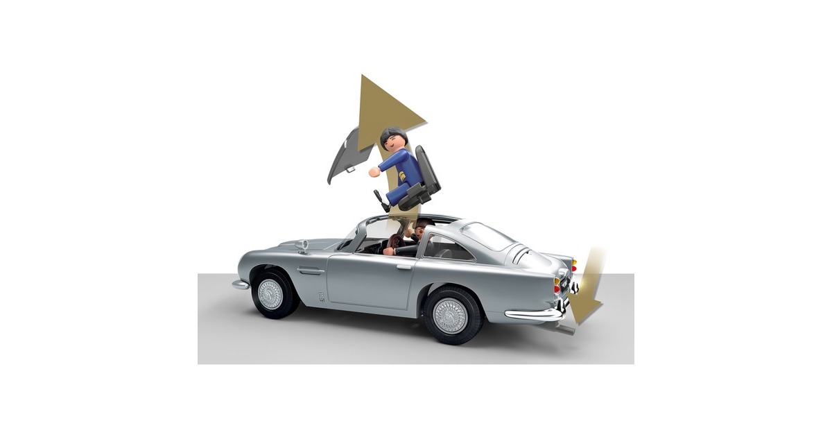 PLAYMOBIL 70578 Famous Cars James Bond Aston Martin DB5 - Goldfinger Edition, Konstruktionsspielzeug