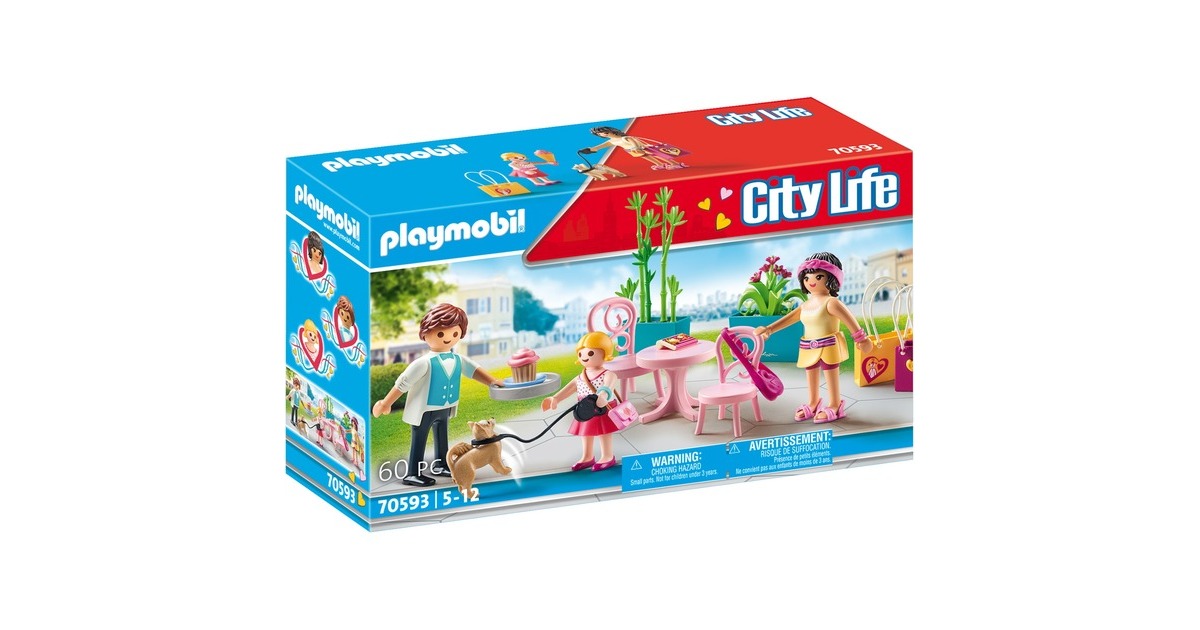 PLAYMOBIL 70593 City Life Kaffeepause, Konstruktionsspielzeug