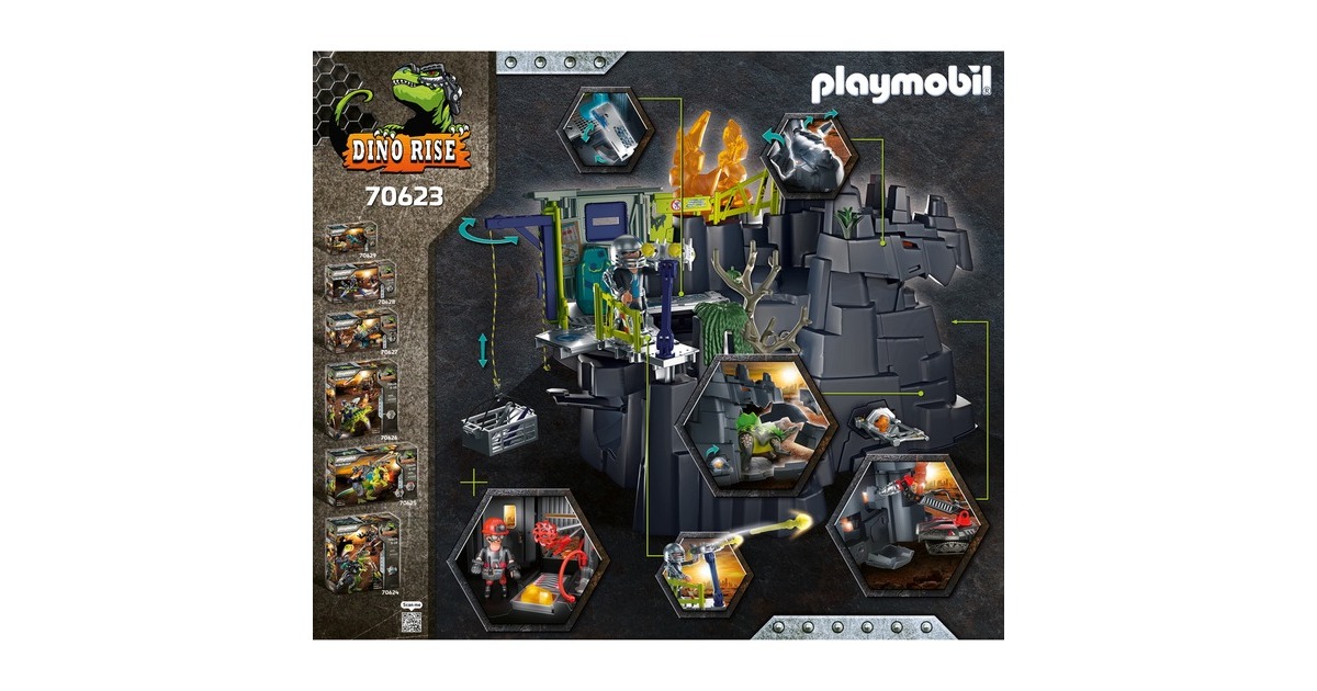 PLAYMOBIL 70623 Dino Rise Dino Rock, Konstruktionsspielzeug