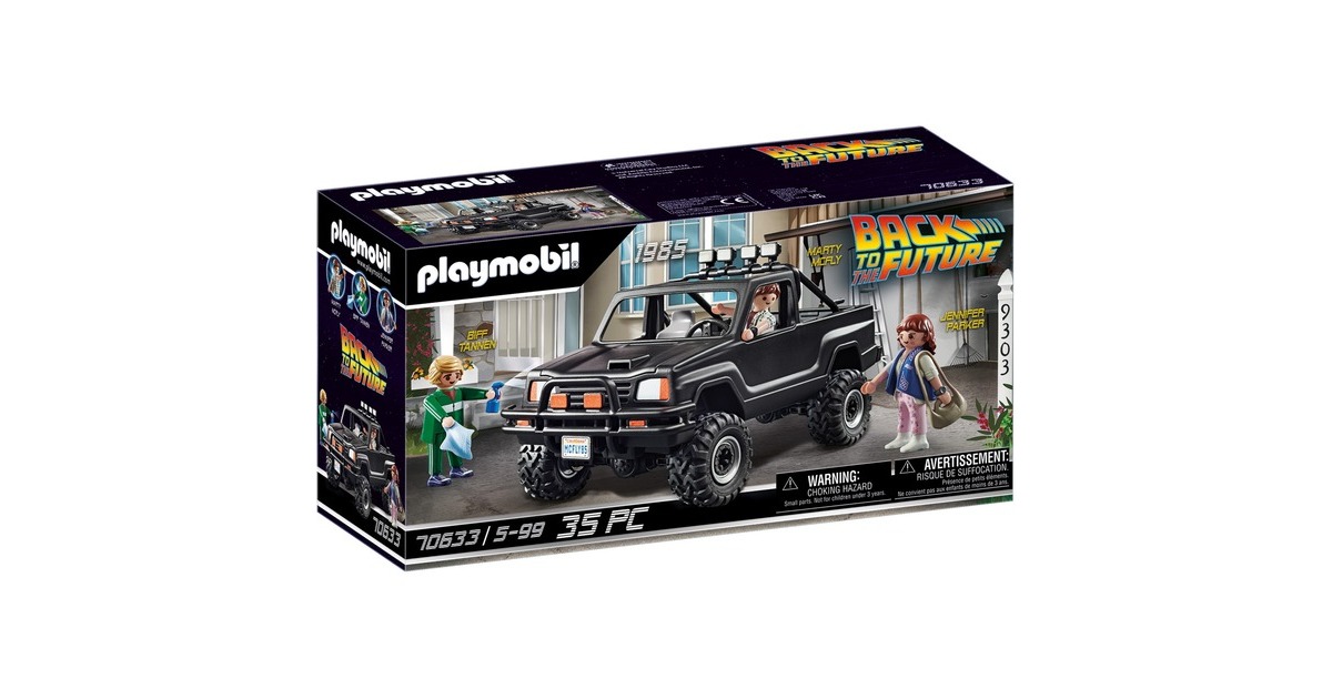 PLAYMOBIL 70633 Back to the Future Marty's Pick-up Truck, Konstruktionsspielzeug