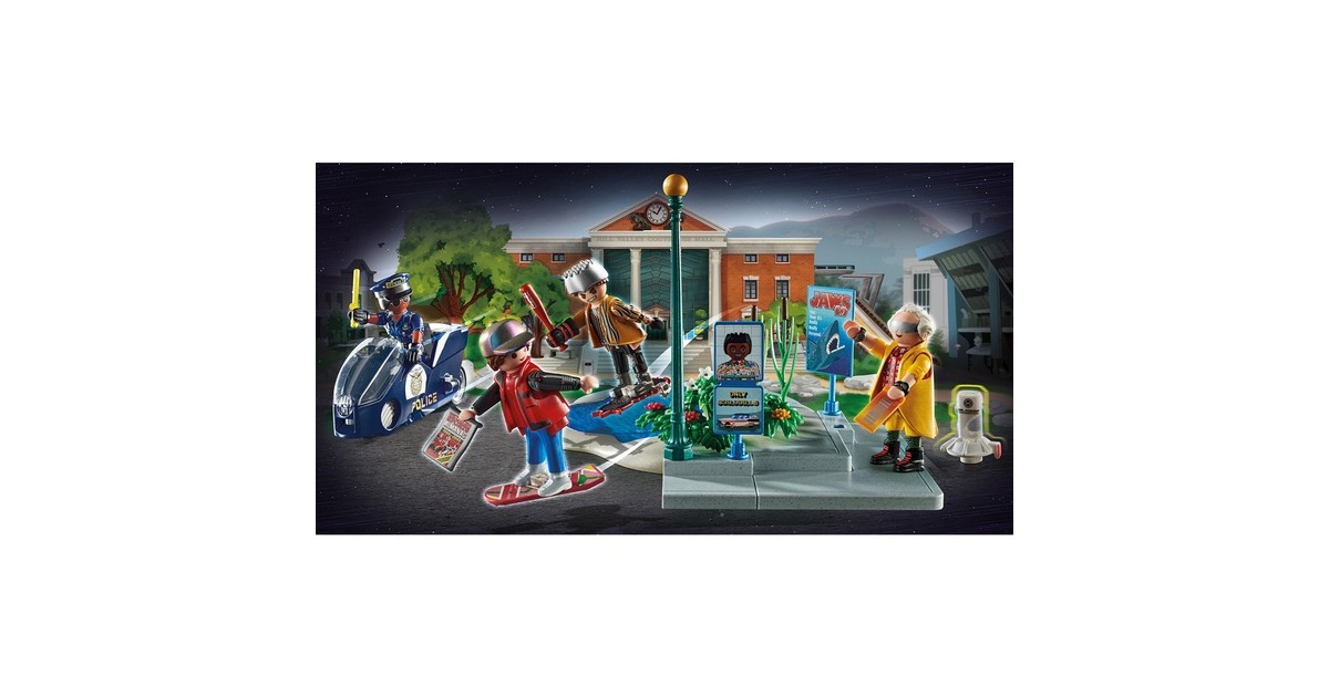 PLAYMOBIL 70634 Back to the Future Verfolgung mit Hoverboard, Konstruktionsspielzeug