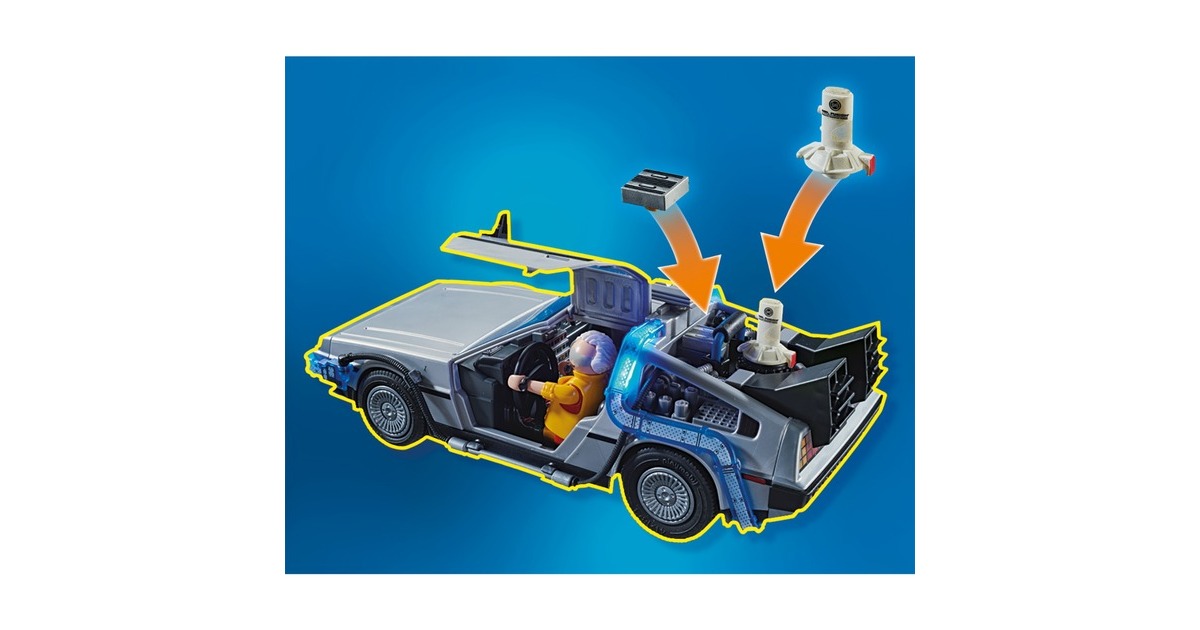 PLAYMOBIL 70634 Back to the Future Verfolgung mit Hoverboard, Konstruktionsspielzeug