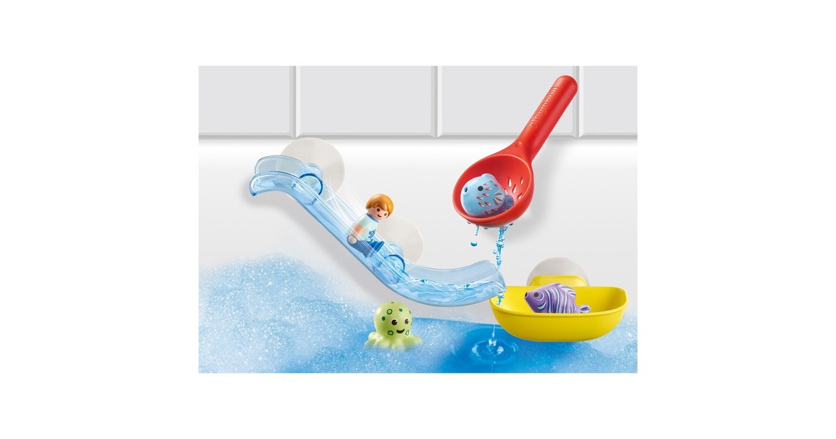PLAYMOBIL 70637 1.2.3 AQUA Fangspaß mit Meerestierchen, Konstruktionsspielzeug