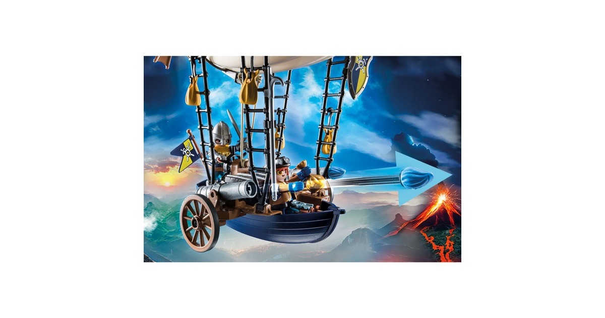 PLAYMOBIL 70642 Novelmore Darios Zeppelin, Konstruktionsspielzeug