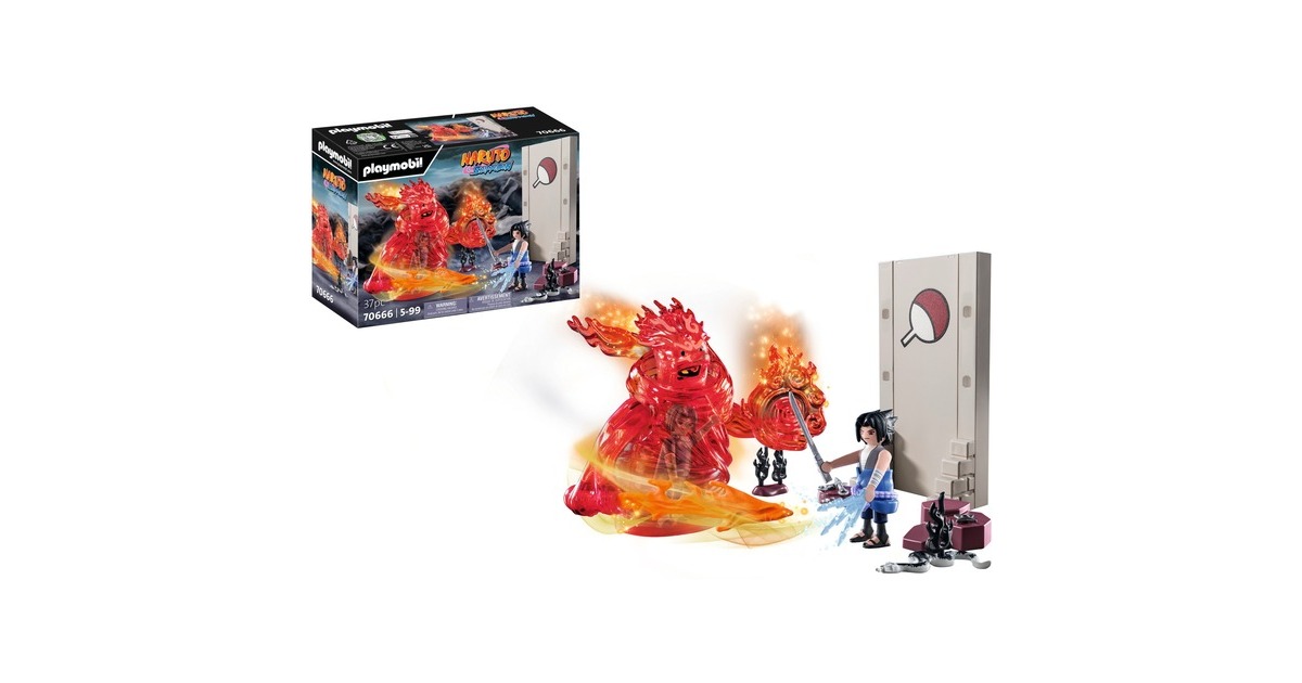 PLAYMOBIL 70666 Naruto Shippuden - Sasuke vs. Itachi, Konstruktionsspielzeug