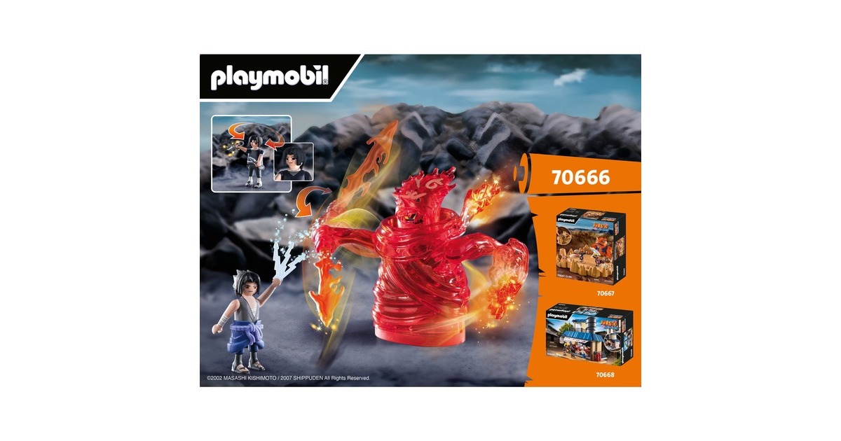 PLAYMOBIL 70666 Naruto Shippuden - Sasuke vs. Itachi, Konstruktionsspielzeug