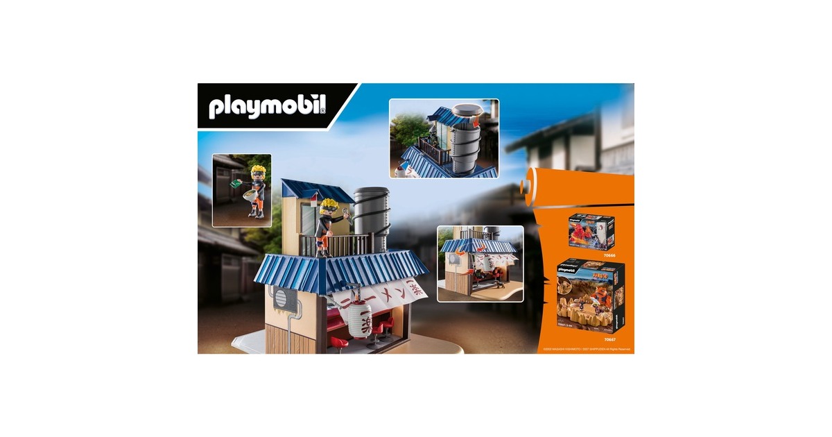 PLAYMOBIL 70668 Naruto Shippuden Ichiraku Ramen Shop, Konstruktionsspielzeug
