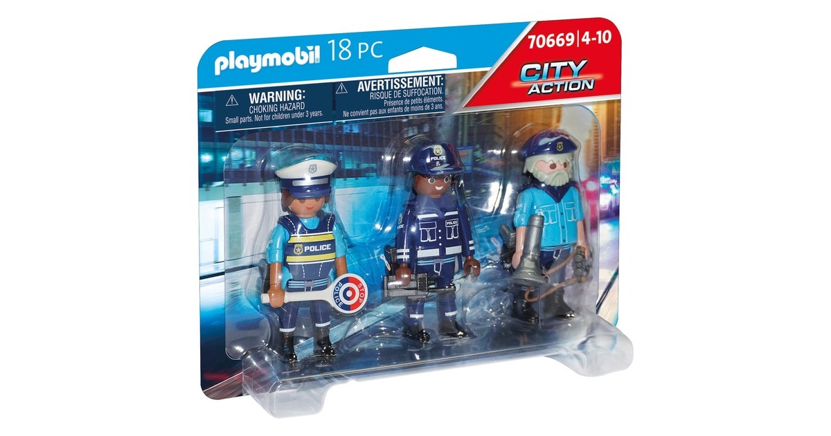 PLAYMOBIL 70669 City Action Figurenset Polizei, Konstruktionsspielzeug