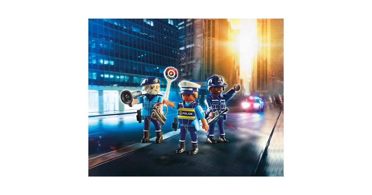 PLAYMOBIL 70669 City Action Figurenset Polizei, Konstruktionsspielzeug
