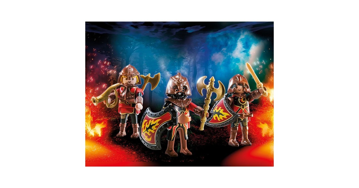 PLAYMOBIL 70672 Novelmore 3er Set Burnham Raiders, Konstruktionsspielzeug