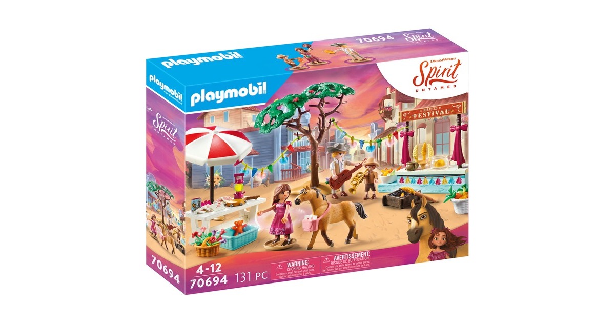 PLAYMOBIL 70694 Spirit Miradero Festival, Konstruktionsspielzeug