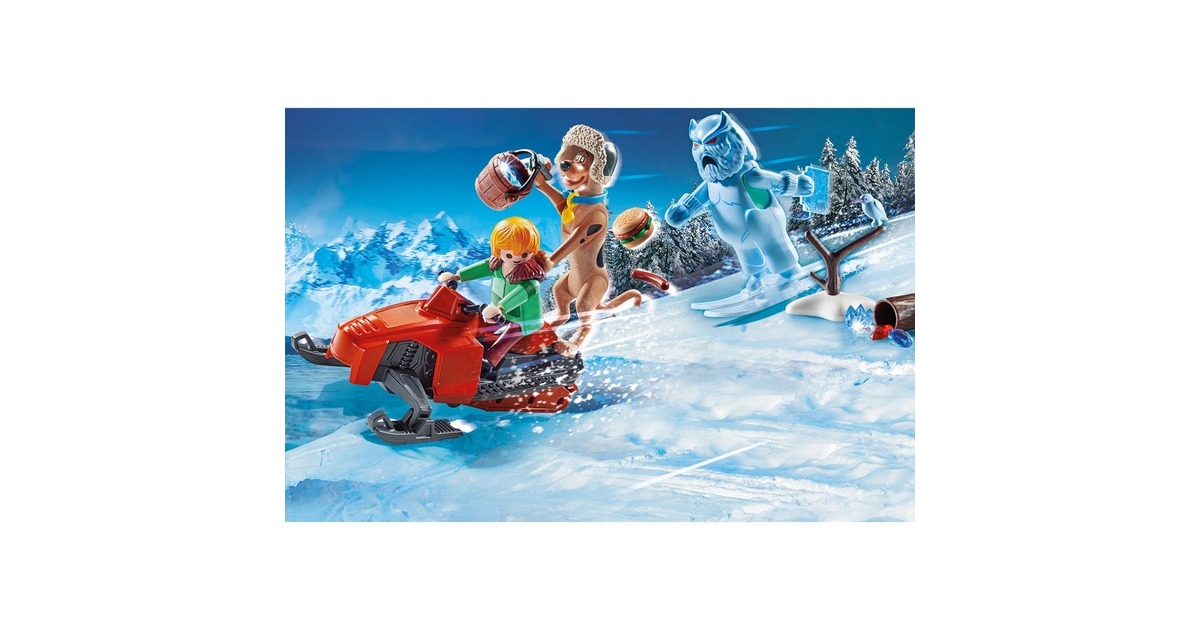 PLAYMOBIL 70706 SCOOBY-DOO! Abenteuer mit Snow Ghost, Konstruktionsspielzeug
